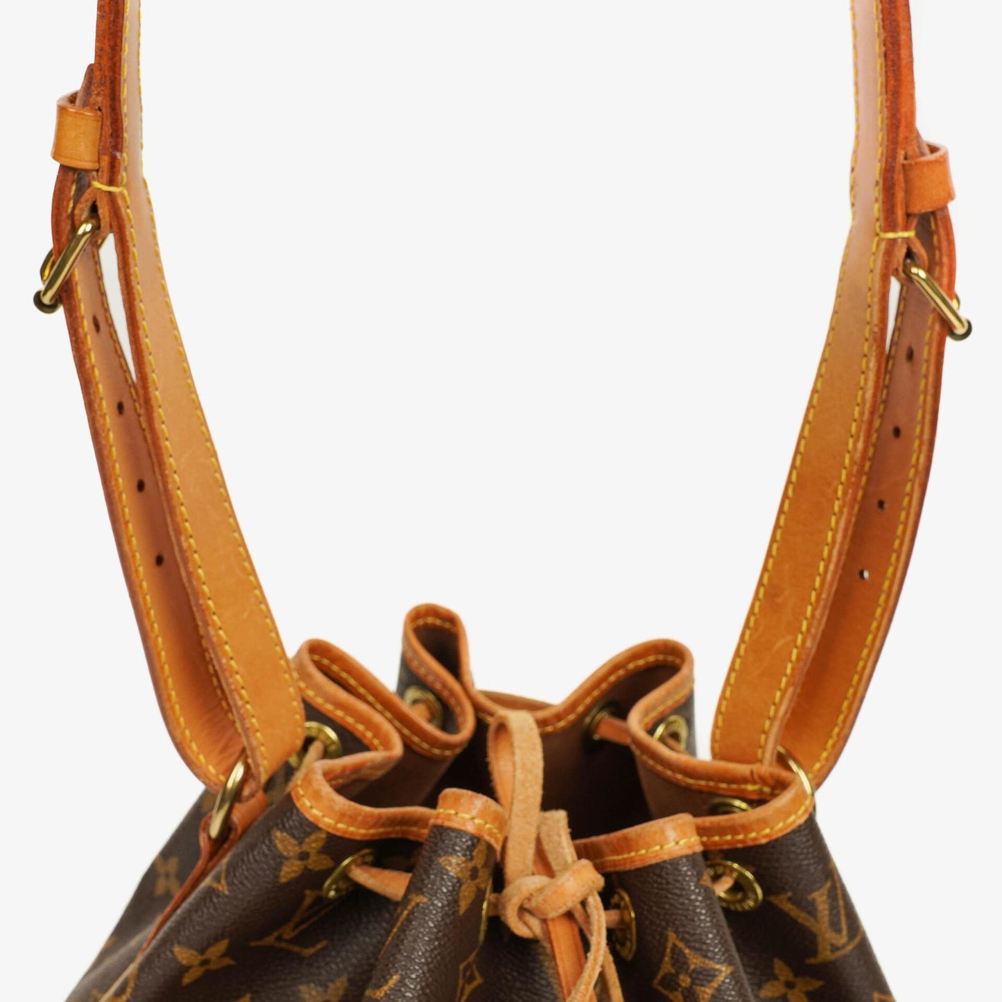 Louis Vuitton Petit Noe Monogram Canvas Shoulder Bag