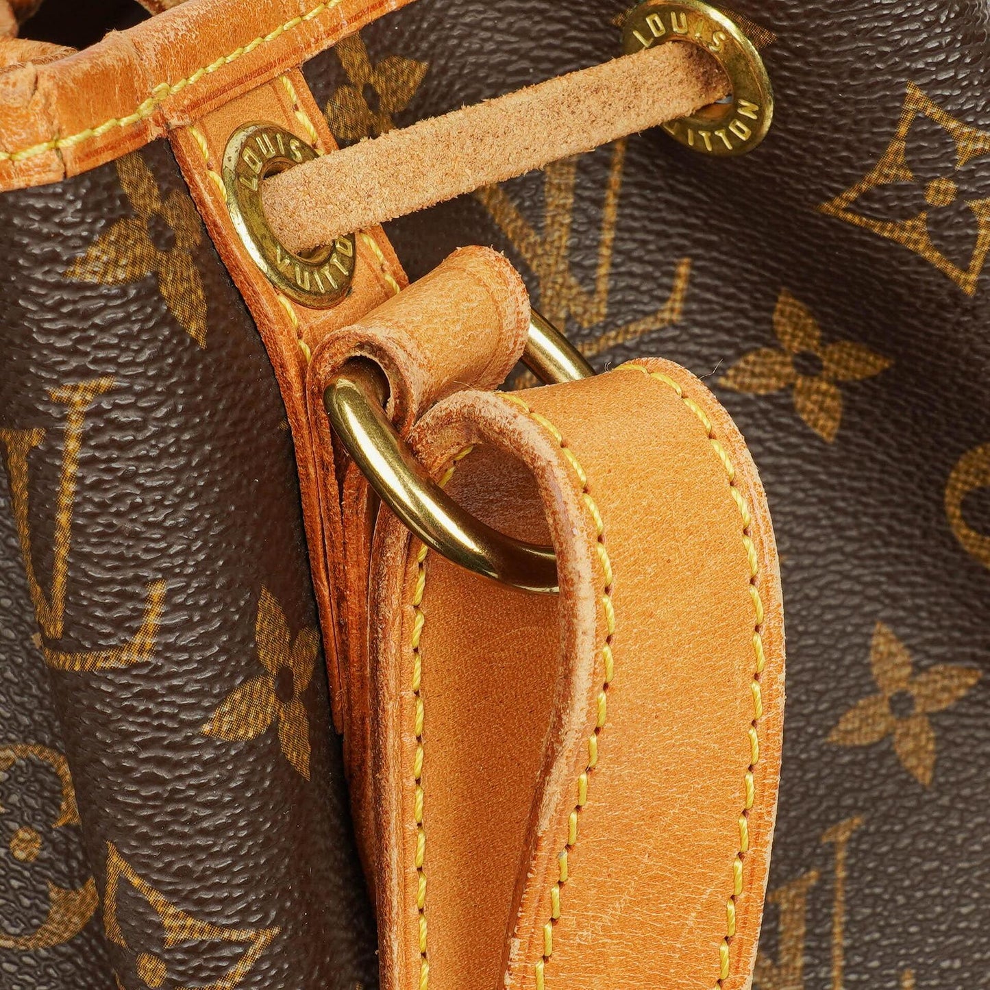 Louis Vuitton Petit Noe Monogram Canvas Shoulder Bag