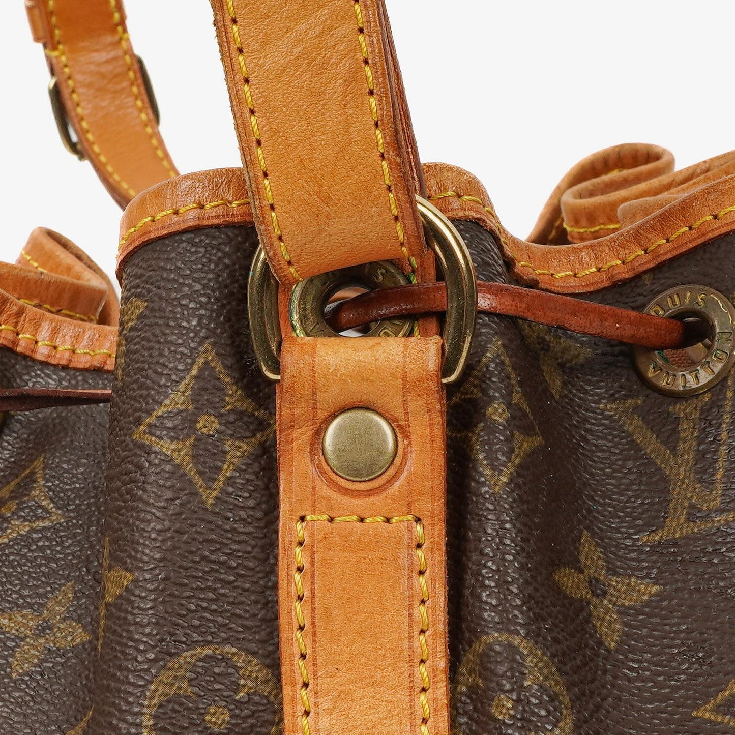 Louis Vuitton Petit Noe Monogram Canvas Shoulder Bag