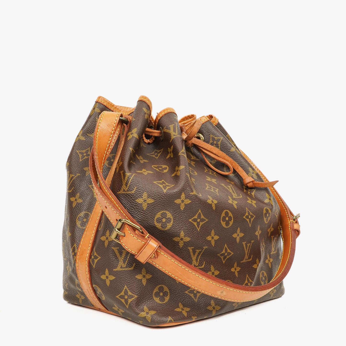 Louis Vuitton Petit Noe Monogram Canvas Shoulder Bag