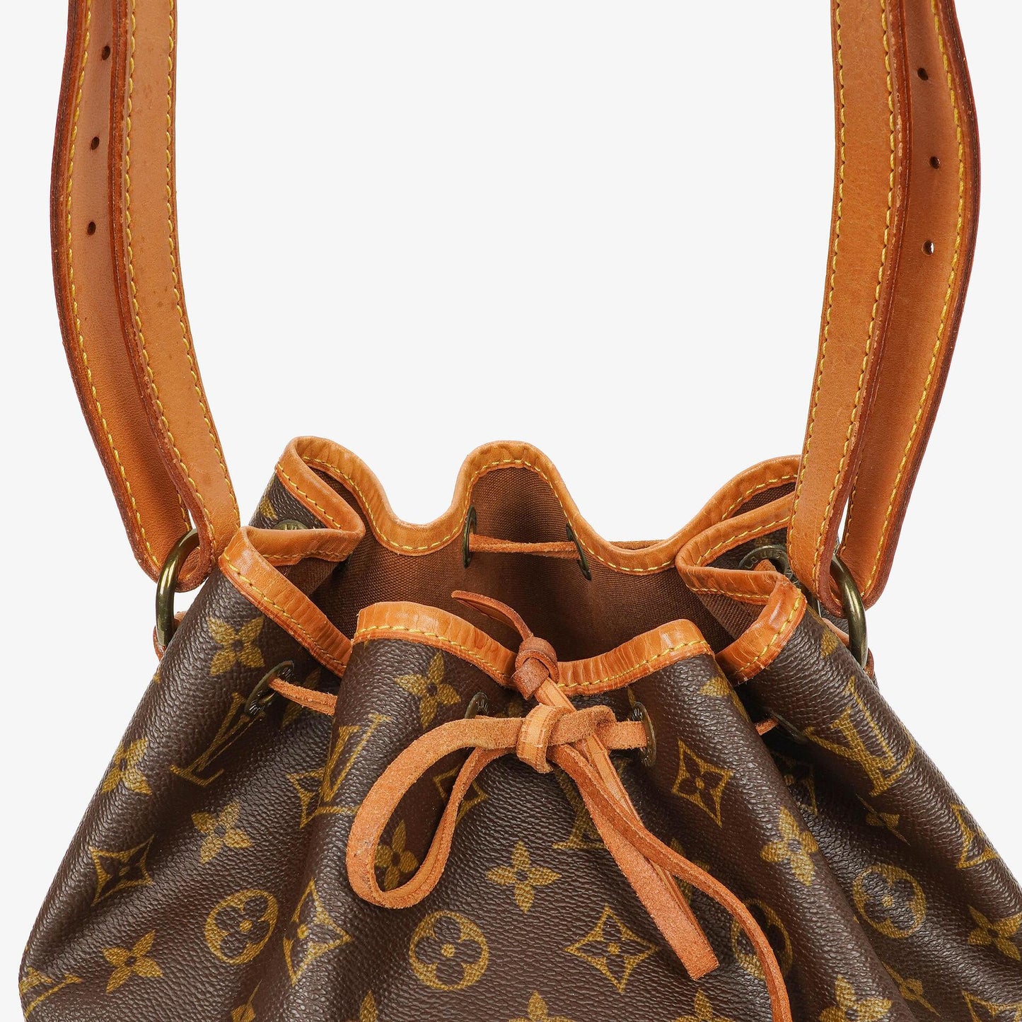 Louis Vuitton Petit Noe Monogram Canvas Shoulder Bag