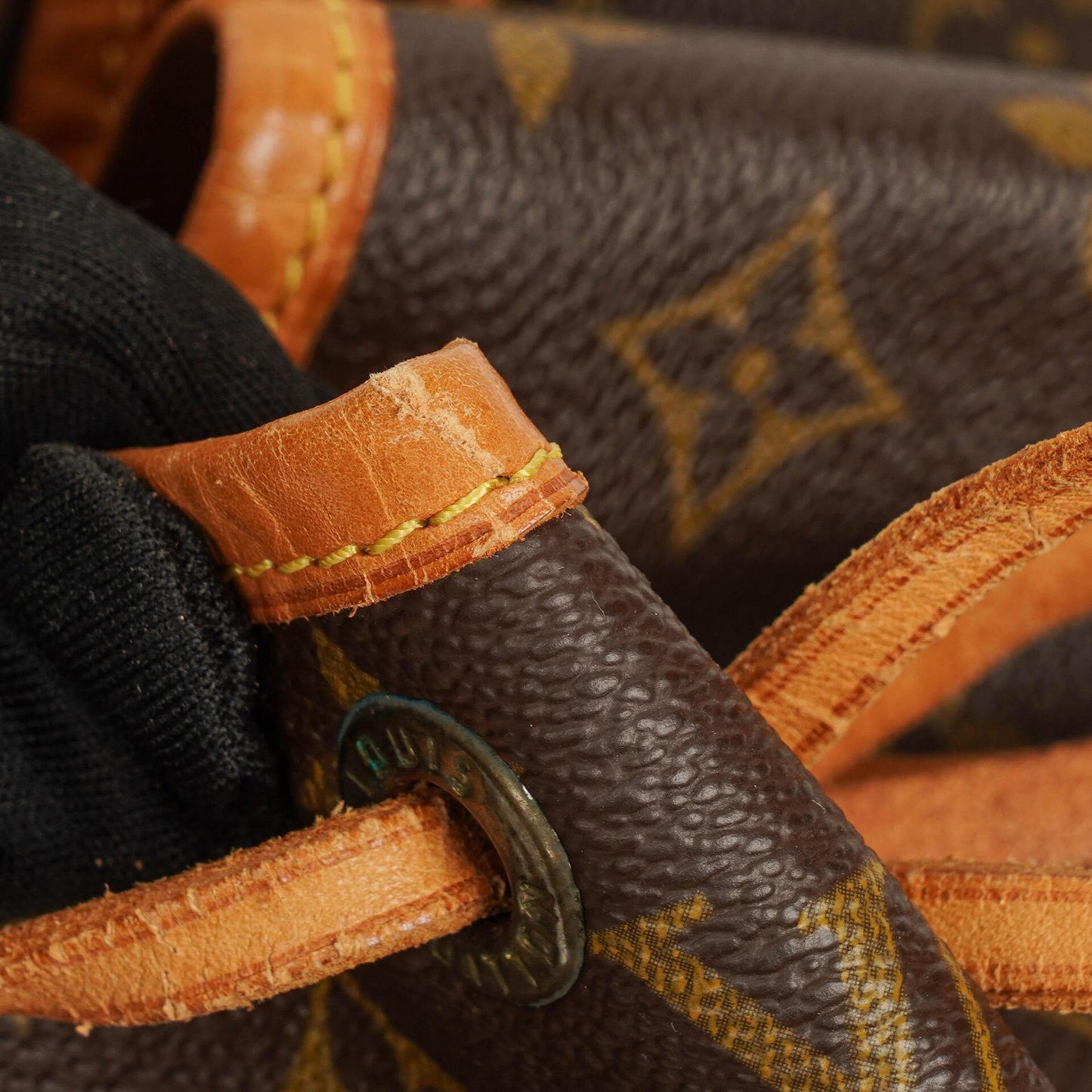 Louis Vuitton Petit Noe Monogram Canvas Shoulder Bag