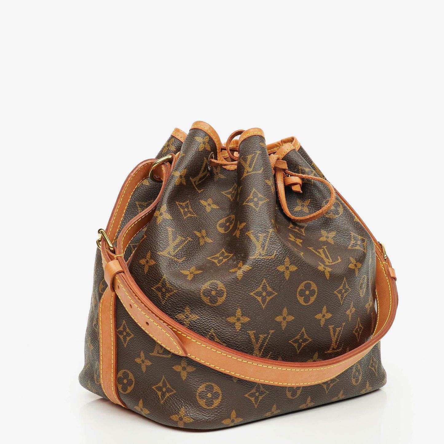 Louis Vuitton Petit Noe Monogram Canvas Shoulder Bag