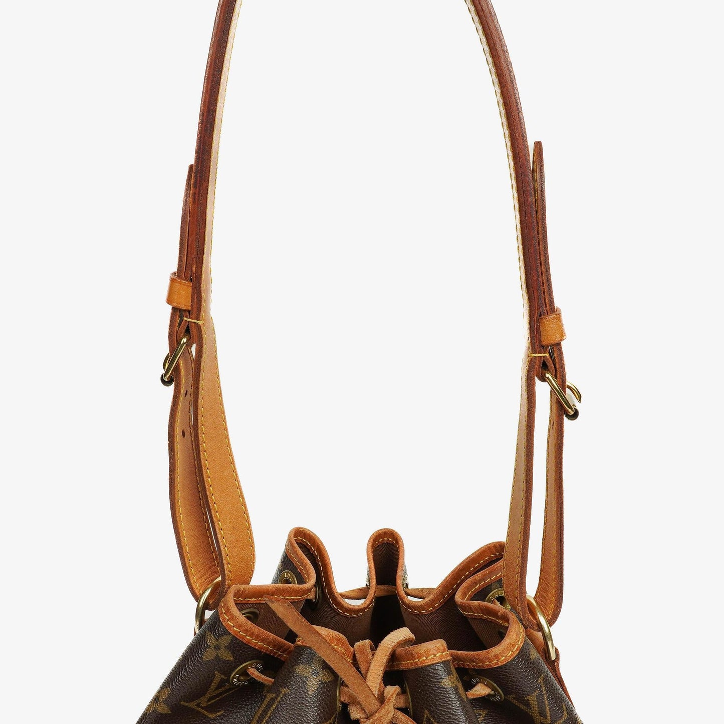 Louis Vuitton Petit Noe Monogram Canvas Shoulder Bag