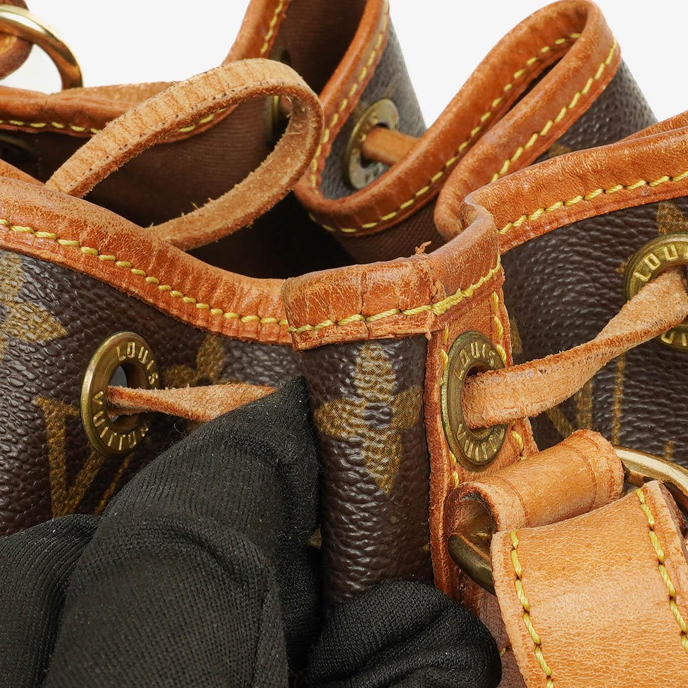 Louis Vuitton Petit Noe Monogram Canvas Shoulder Bag