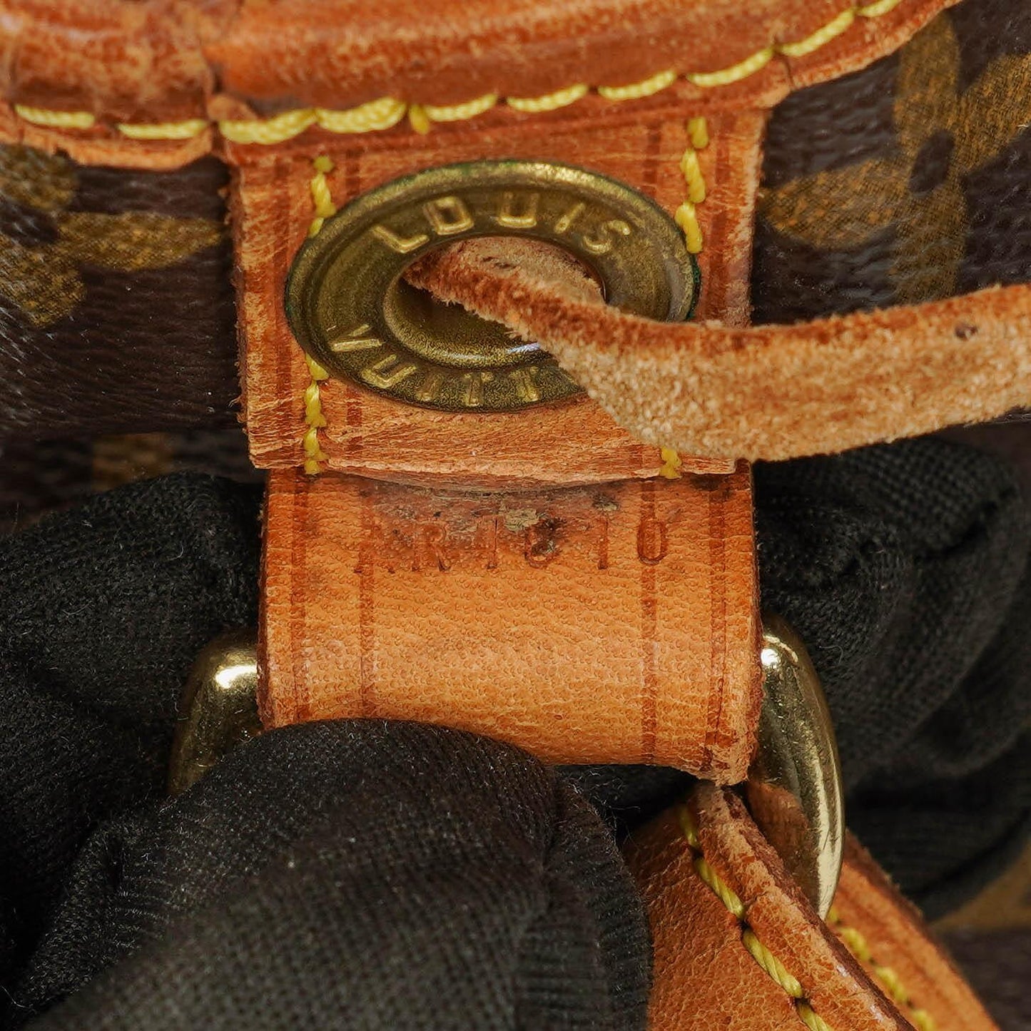 Louis Vuitton Petit Noe Monogram Canvas Shoulder Bag