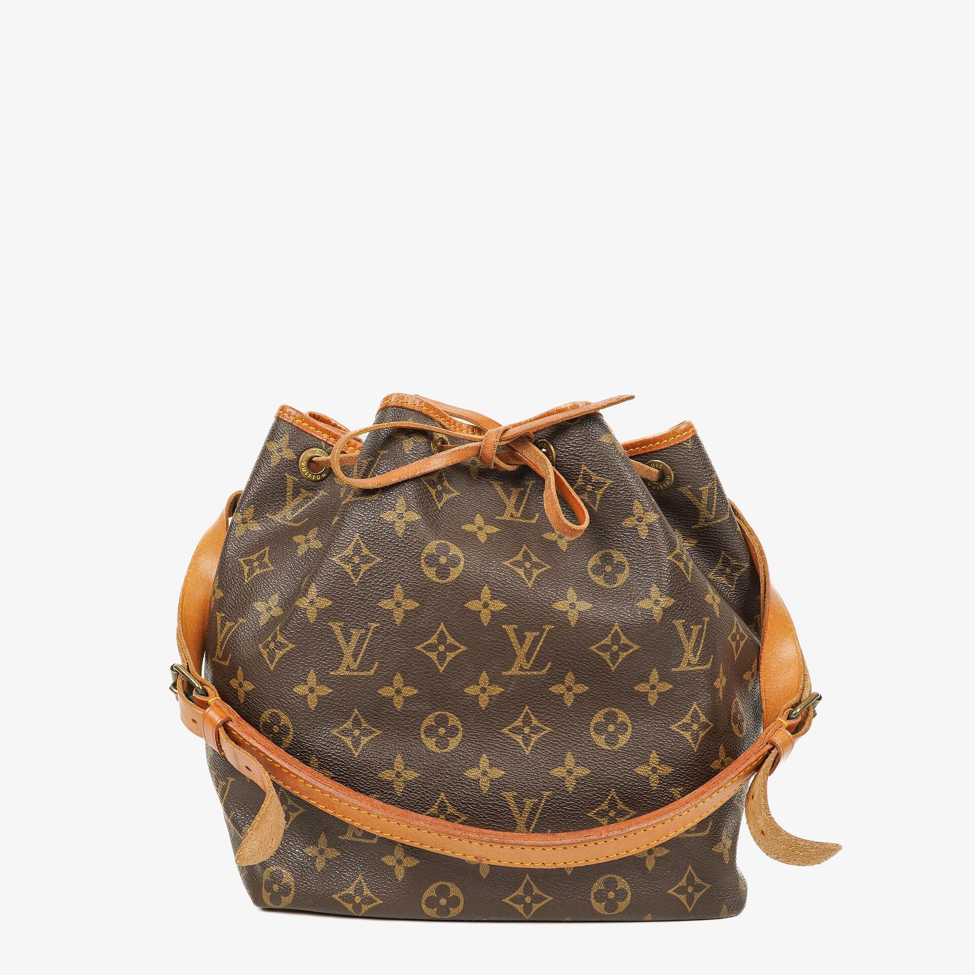 Louis Vuitton Petit Noe Monogram Canvas Shoulder Bag