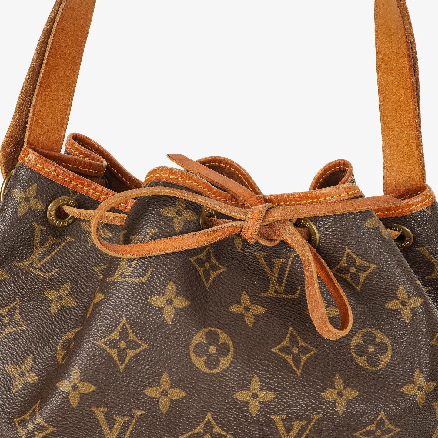 Louis Vuitton Petit Noe Monogram Canvas Shoulder Bag