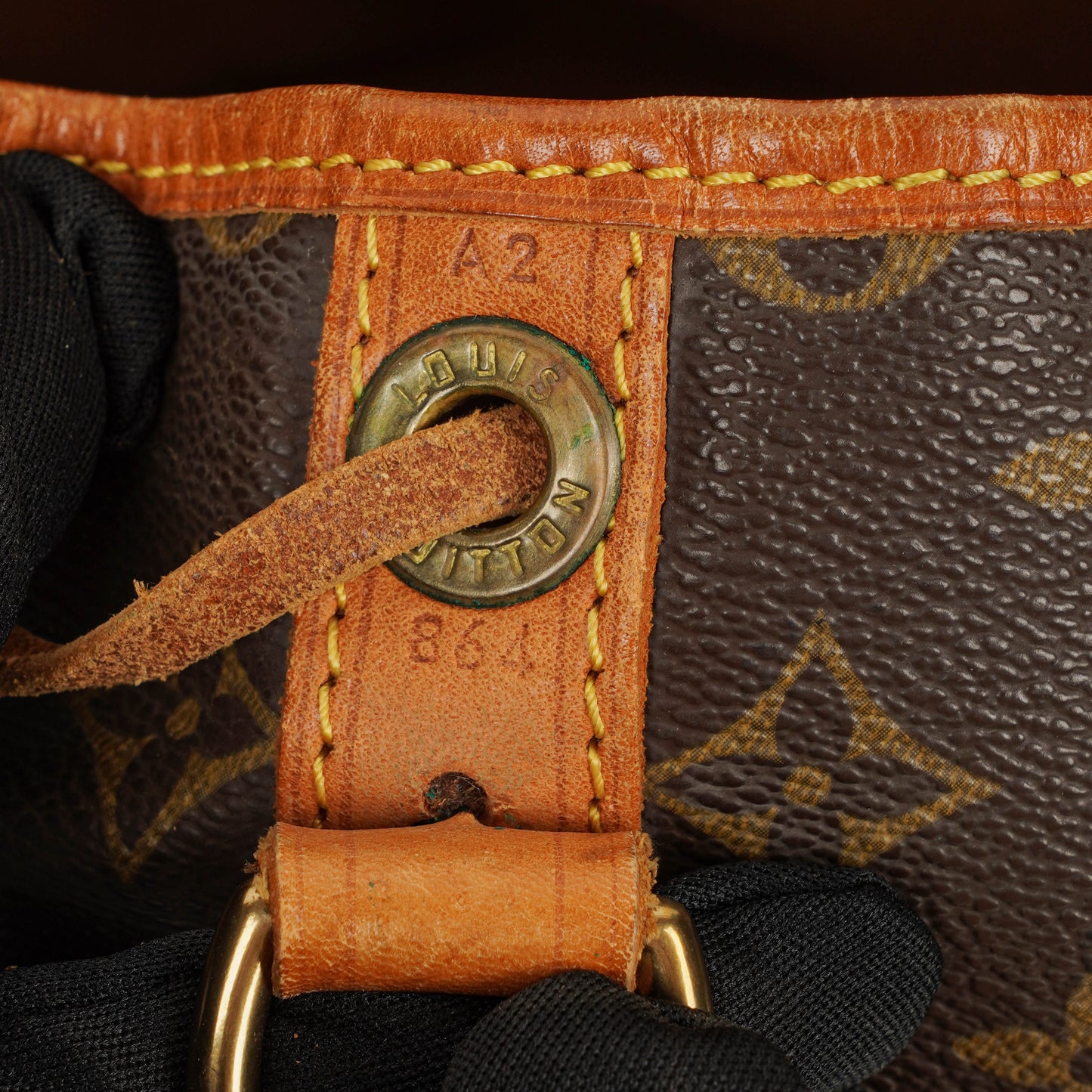 Louis Vuitton Petit Noe Monogram Canvas Shoulder Bag