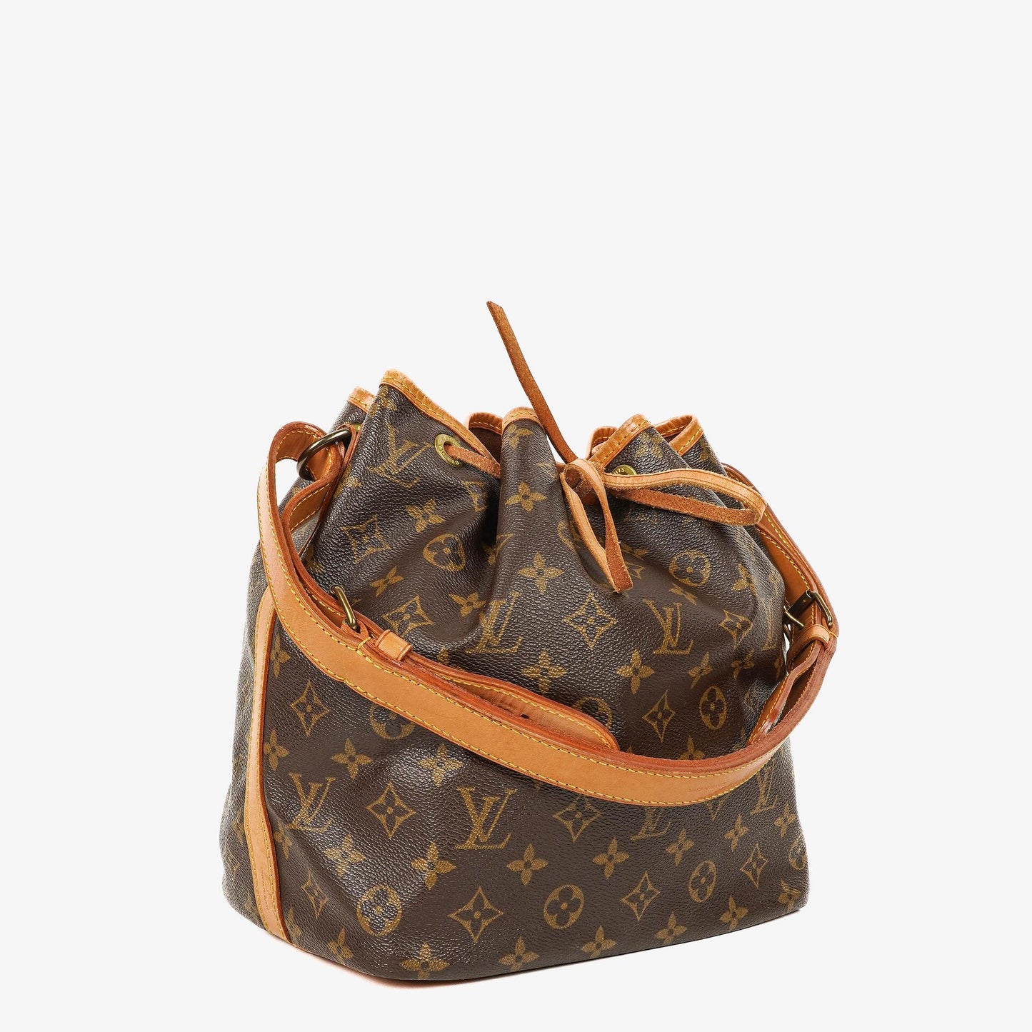 Louis Vuitton Petit Noe Monogram Canvas Shoulder Bag