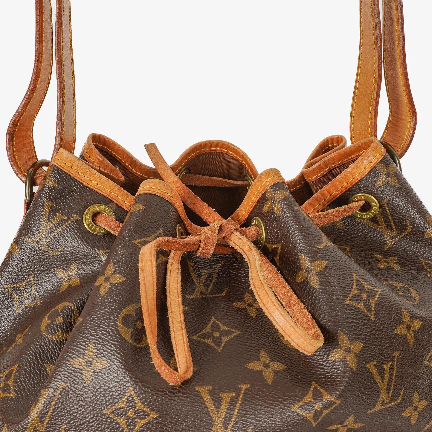 Louis Vuitton Petit Noe Monogram Canvas Shoulder Bag