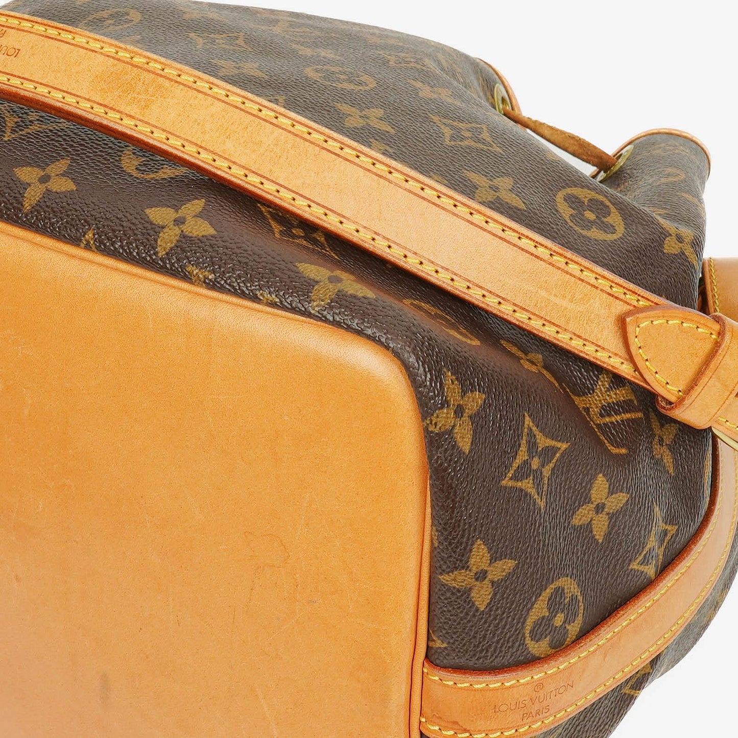 Louis Vuitton Petit Noe Monogram Canvas Shoulder Bag