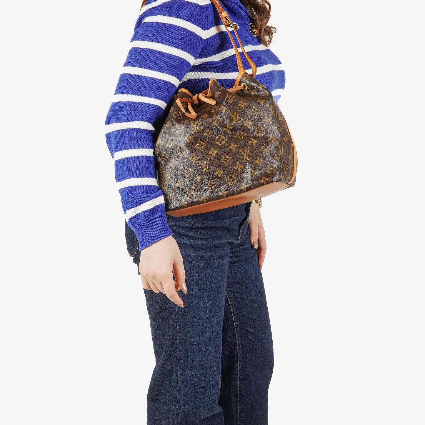 Louis Vuitton Petit Noe Monogram Canvas Shoulder Bag
