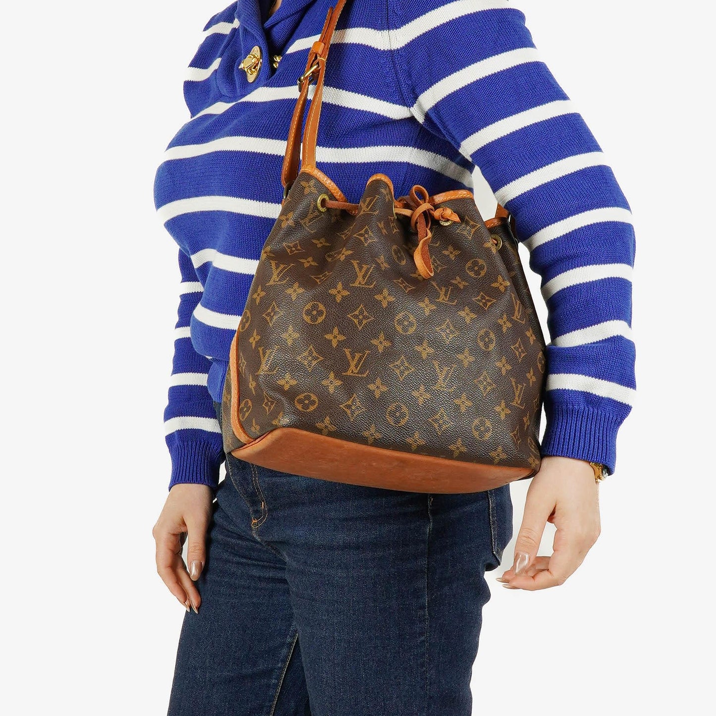 Louis Vuitton Petit Noe Monogram Canvas Shoulder Bag