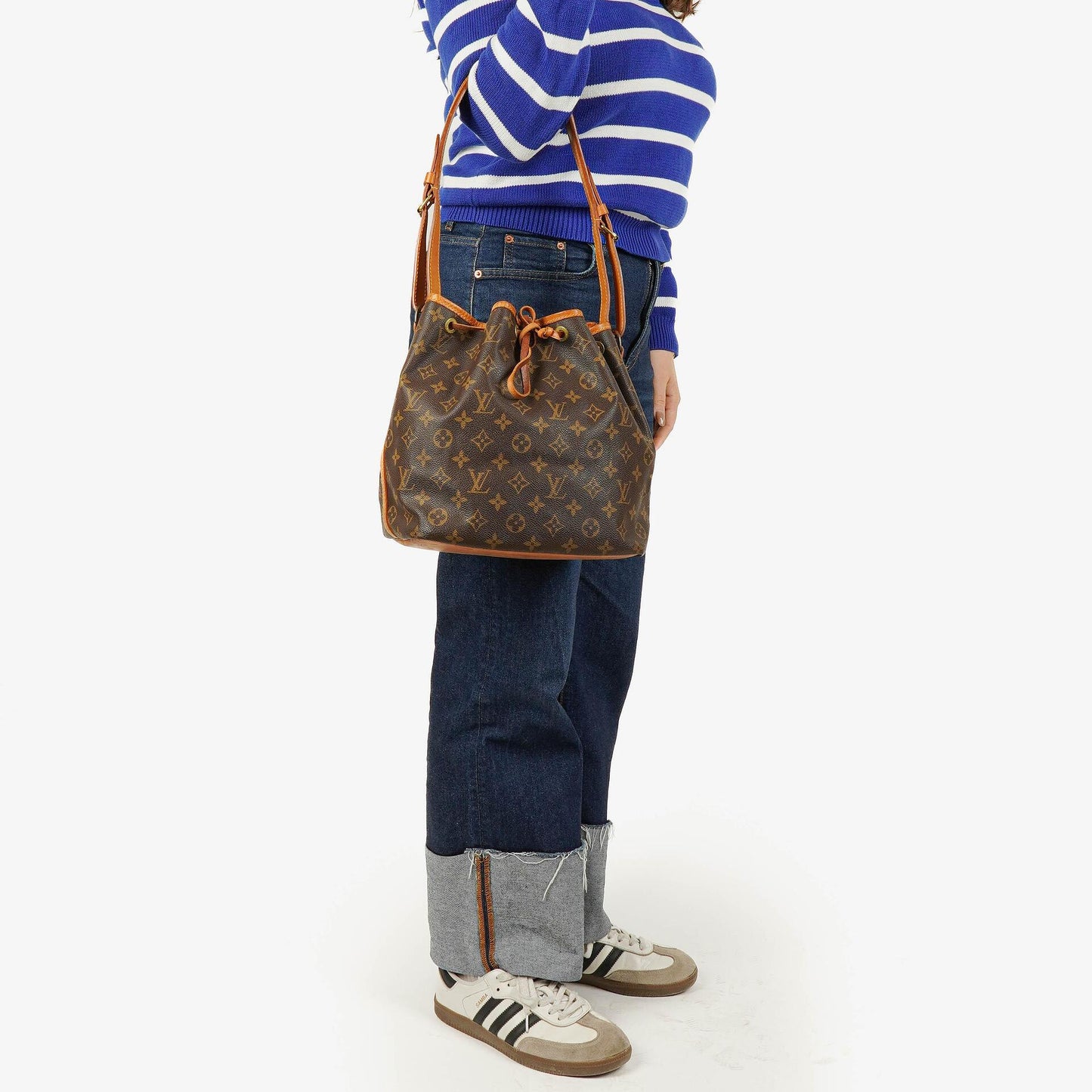 Louis Vuitton Petit Noe Monogram Canvas Shoulder Bag