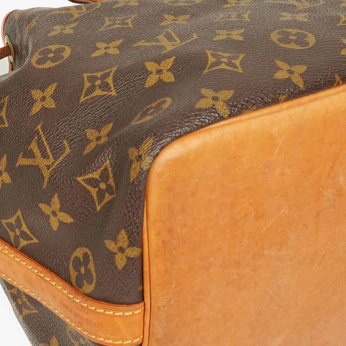 Louis Vuitton Petit Noe Monogram Canvas Shoulder Bag