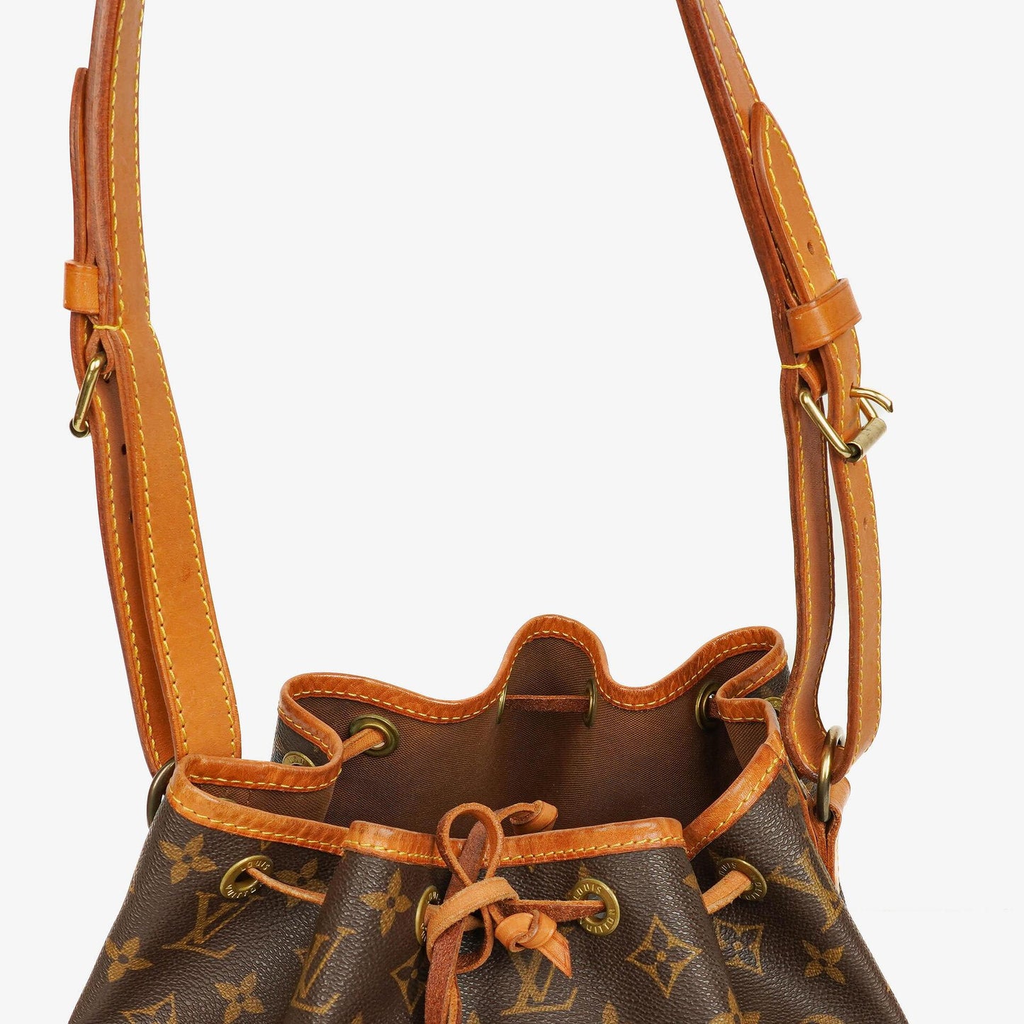 Louis Vuitton Petit Noe Monogram Canvas Shoulder Bag