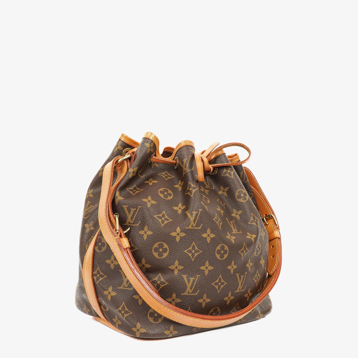 Louis Vuitton Petit Noe Monogram Canvas Shoulder Bag