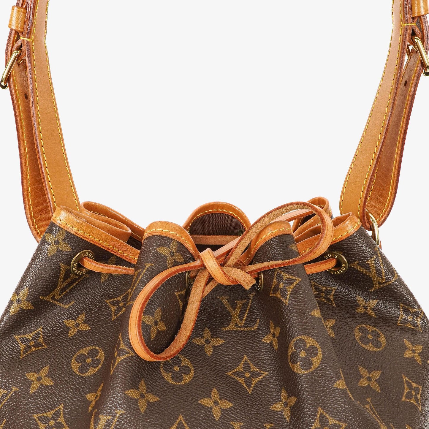 Louis Vuitton Petit Noe Monogram Canvas Shoulder Bag