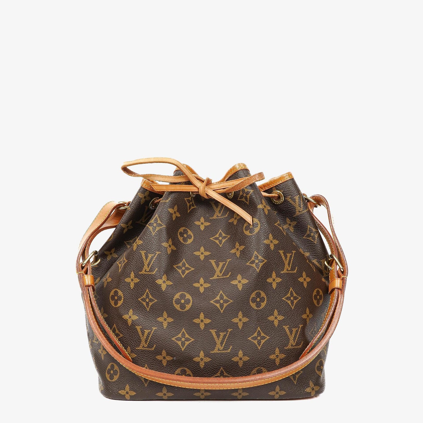 Louis Vuitton Petit Noe Monogram Canvas Shoulder Bag