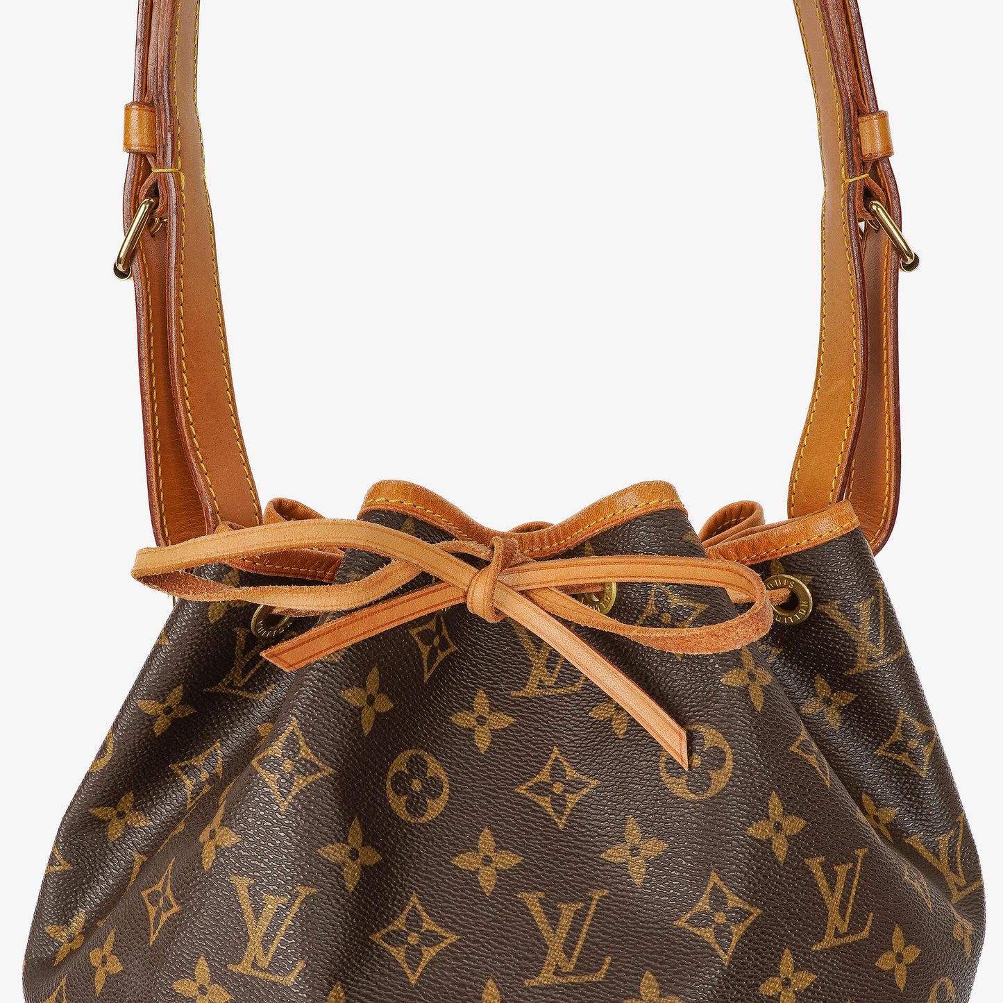 Louis Vuitton Petit Noe Monogram Canvas Shoulder Bag