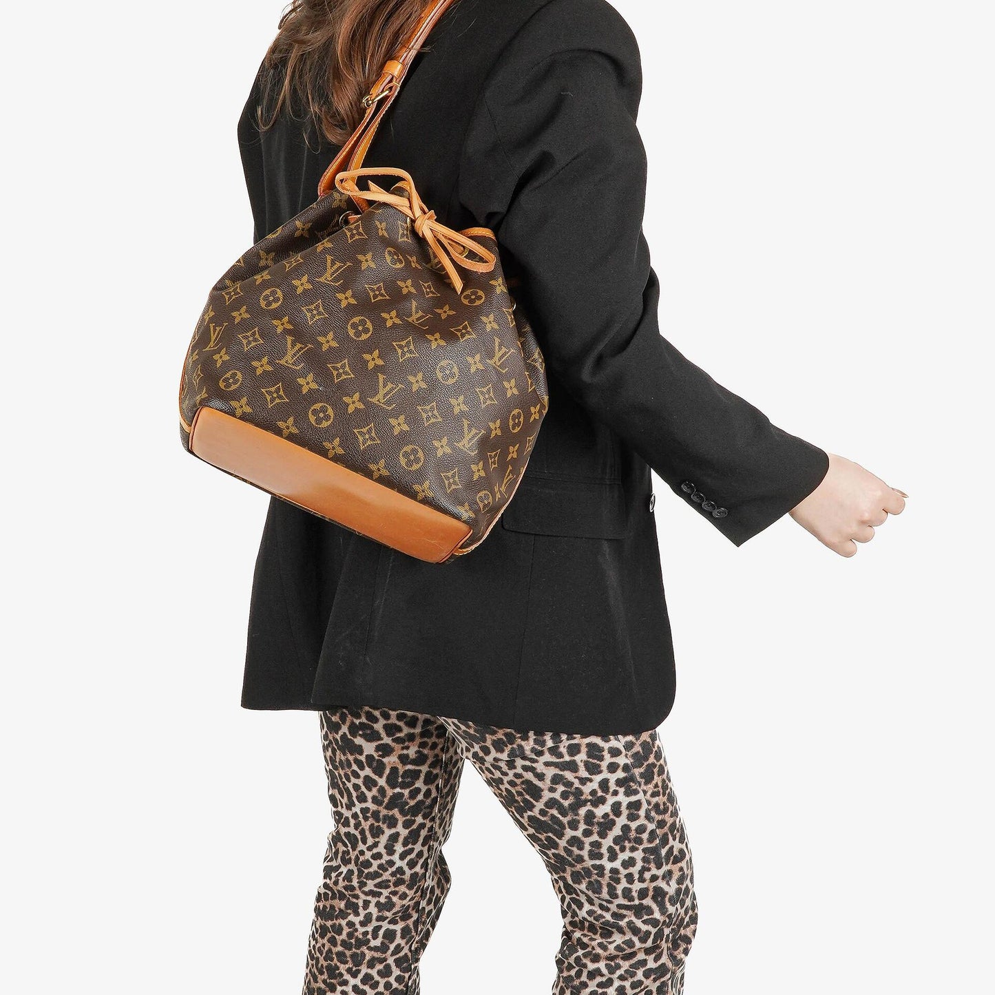 Louis Vuitton Petit Noe Monogram Canvas Shoulder Bag