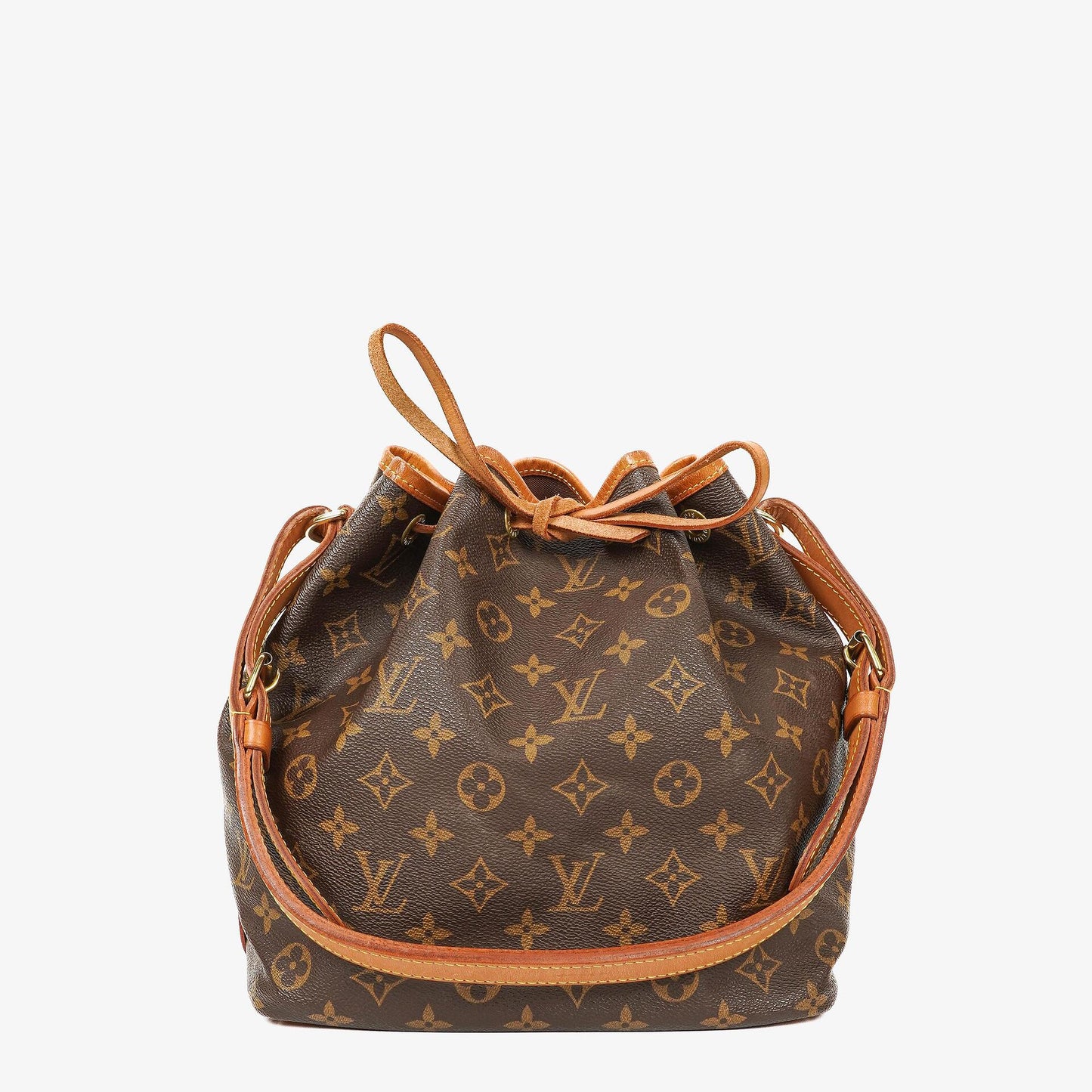 Louis Vuitton Petit Noe Monogram Canvas Shoulder Bag