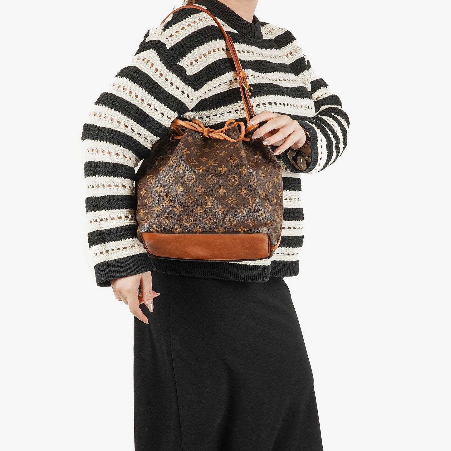 Louis Vuitton Petit Noe Monogram Canvas Shoulder Bag