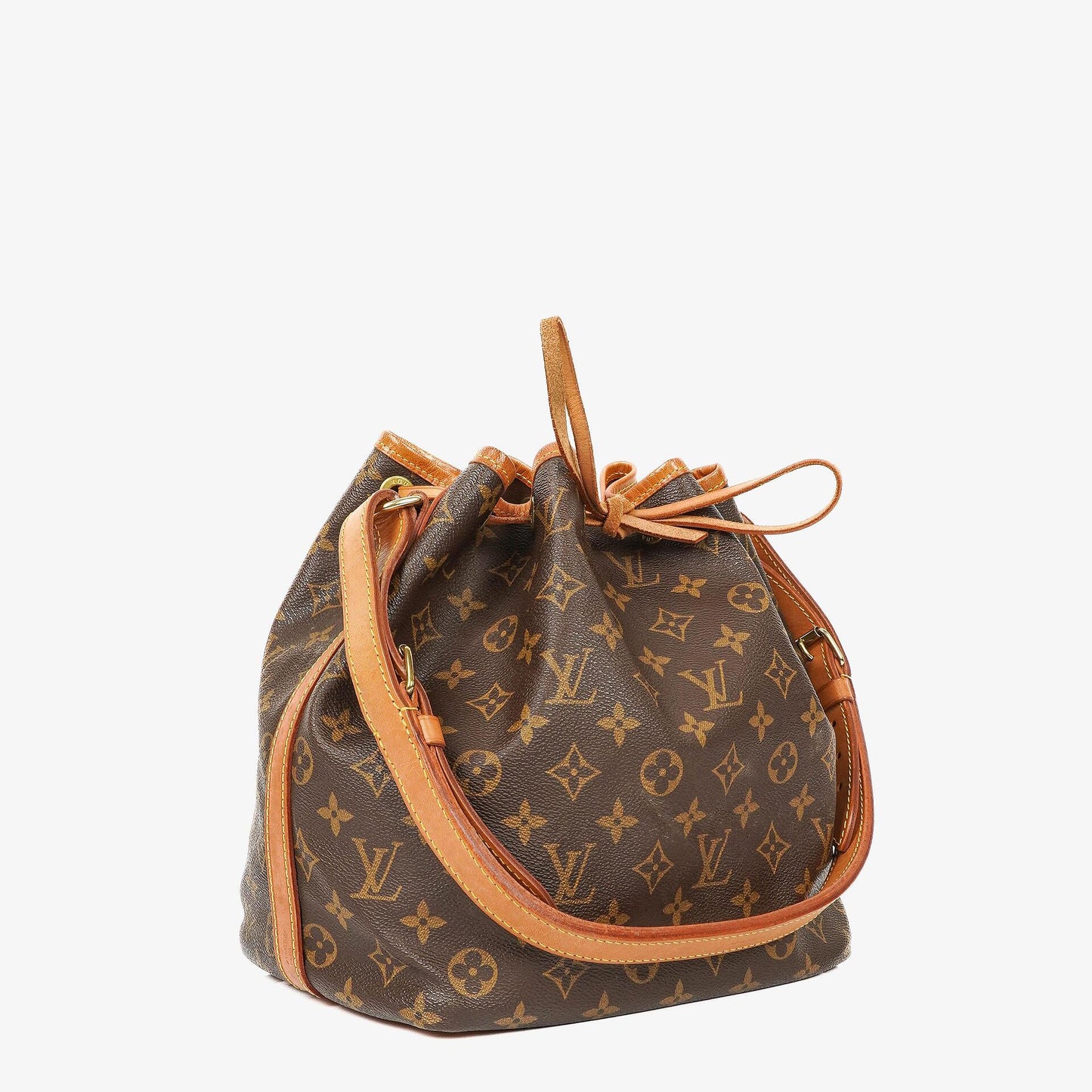 Louis Vuitton Petit Noe Monogram Canvas Shoulder Bag