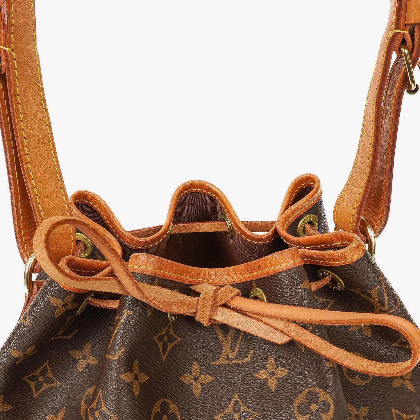 Louis Vuitton Petit Noe Monogram Canvas Shoulder Bag