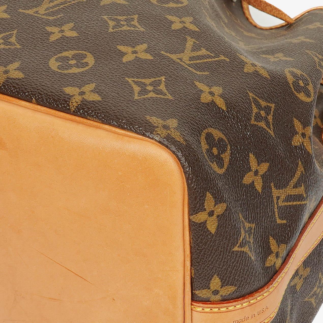 Louis Vuitton Petit Noe Monogram Canvas Shoulder Bag