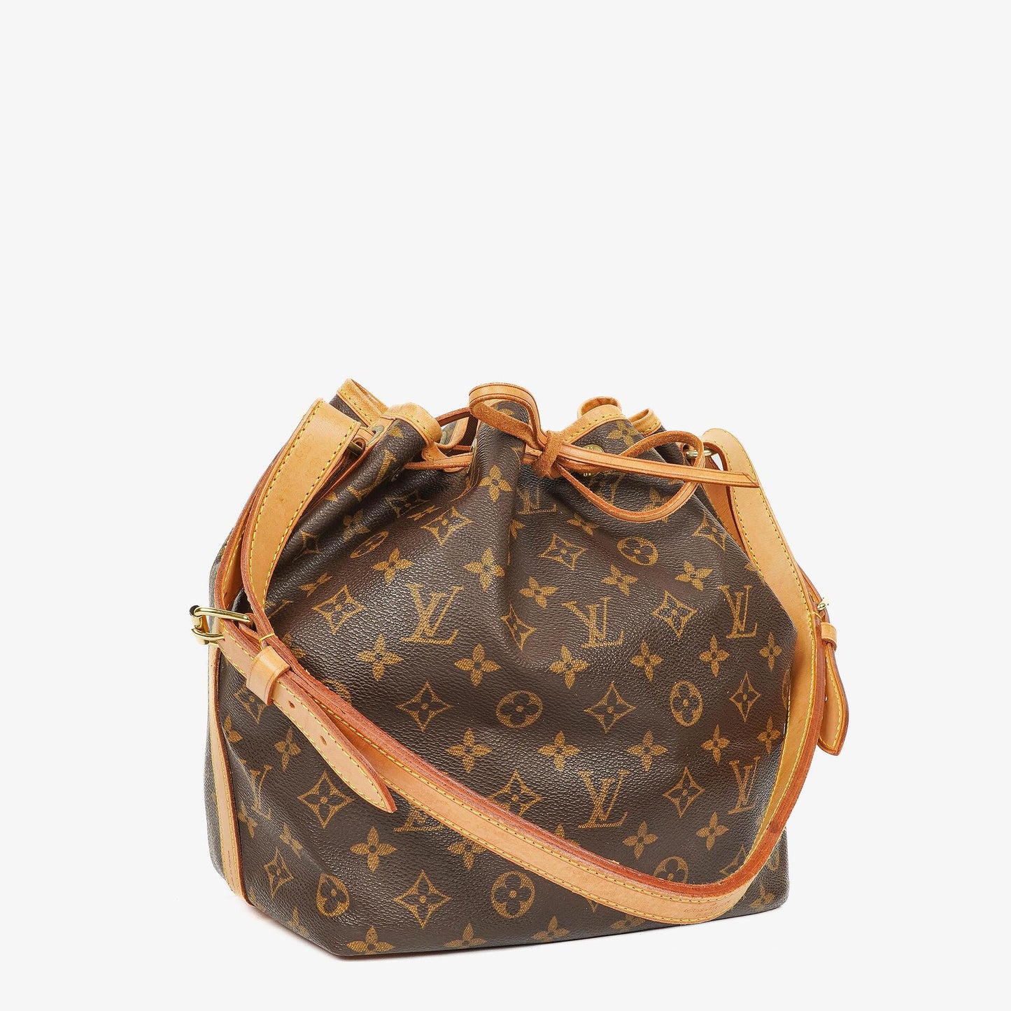 Louis Vuitton Petit Noe Monogram Canvas Shoulder Bag