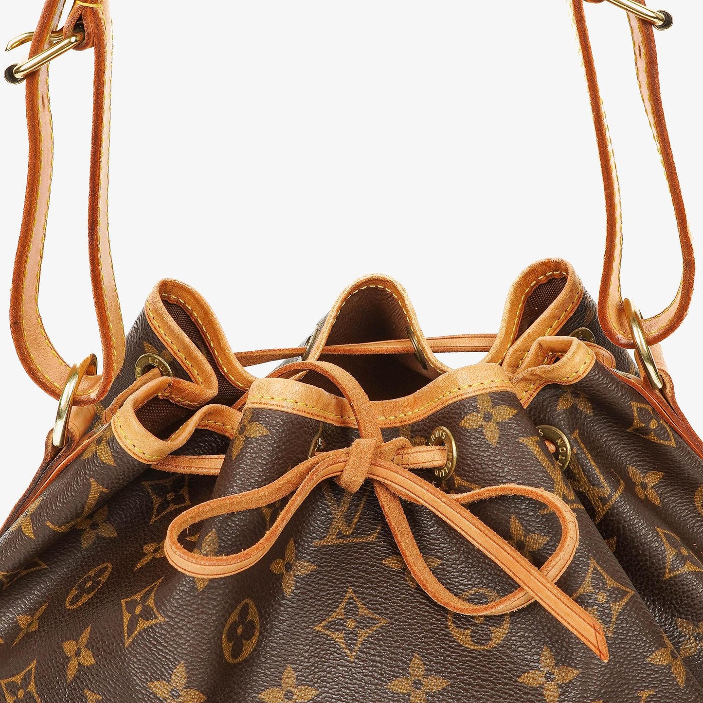 Louis Vuitton Petit Noe Monogram Canvas Shoulder Bag