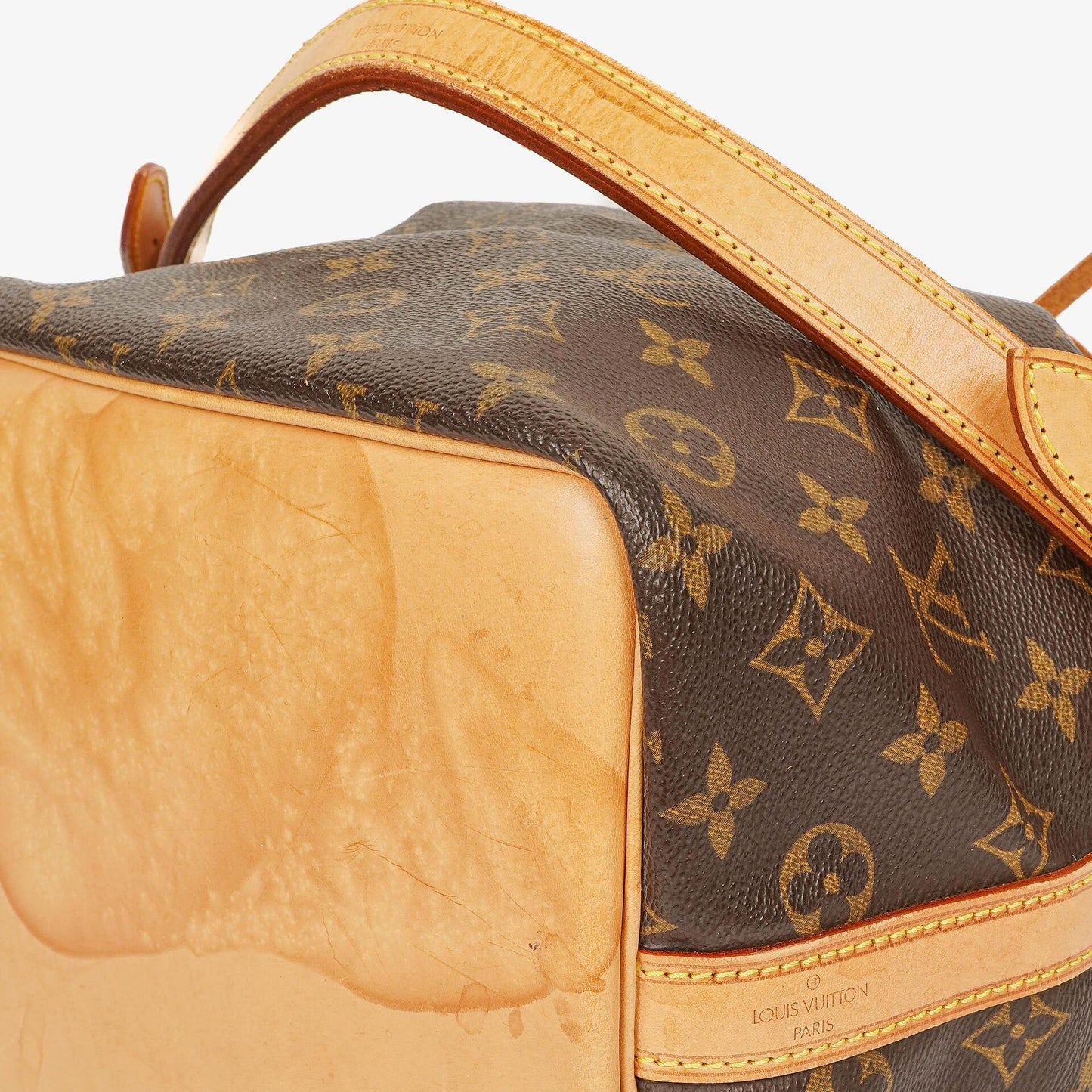 Louis Vuitton Petit Noe Monogram Canvas Shoulder Bag