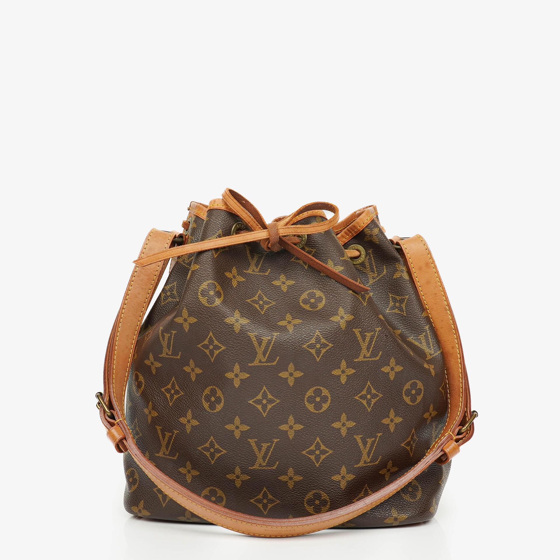 Louis Vuitton Petit Noe Monogram Canvas Shoulder Bag