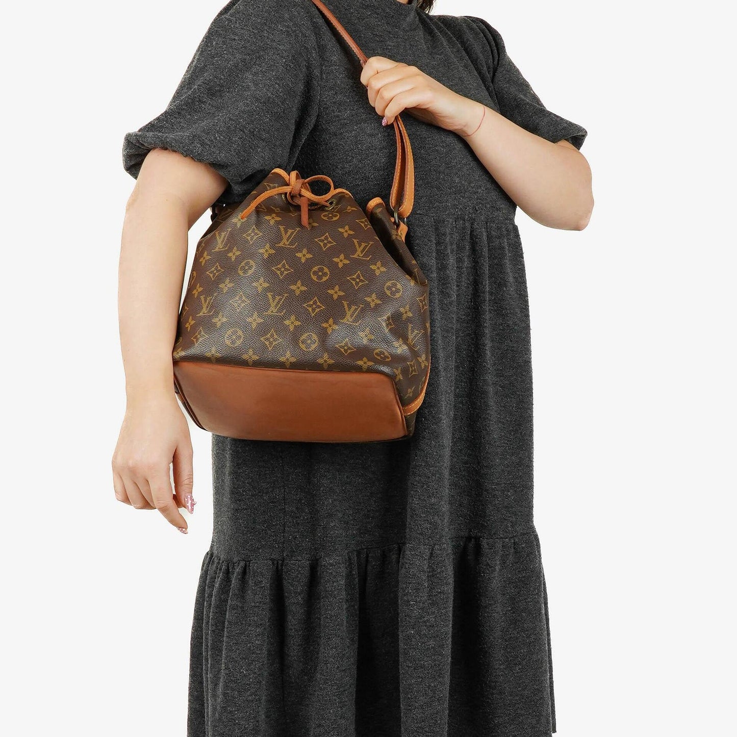 Louis Vuitton Petit Noe Monogram Canvas Shoulder Bag