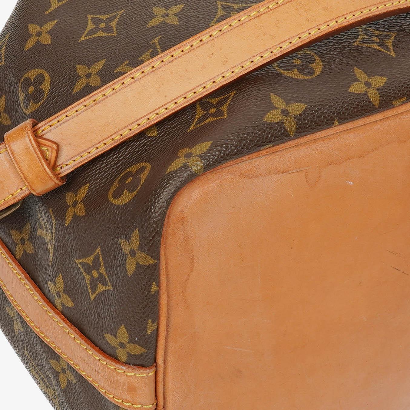 Louis Vuitton Petit Noe Monogram Canvas Shoulder Bag
