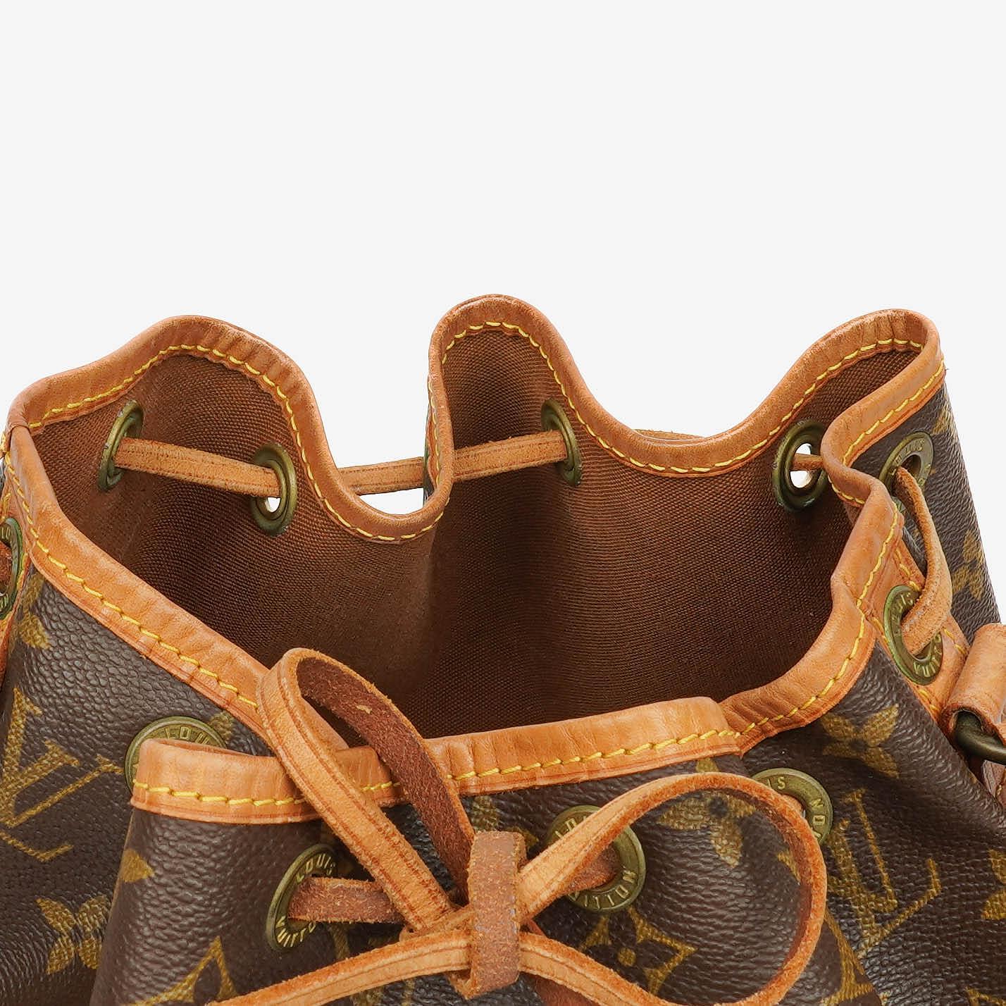 Louis Vuitton Petit Noe Monogram Canvas Shoulder Bag