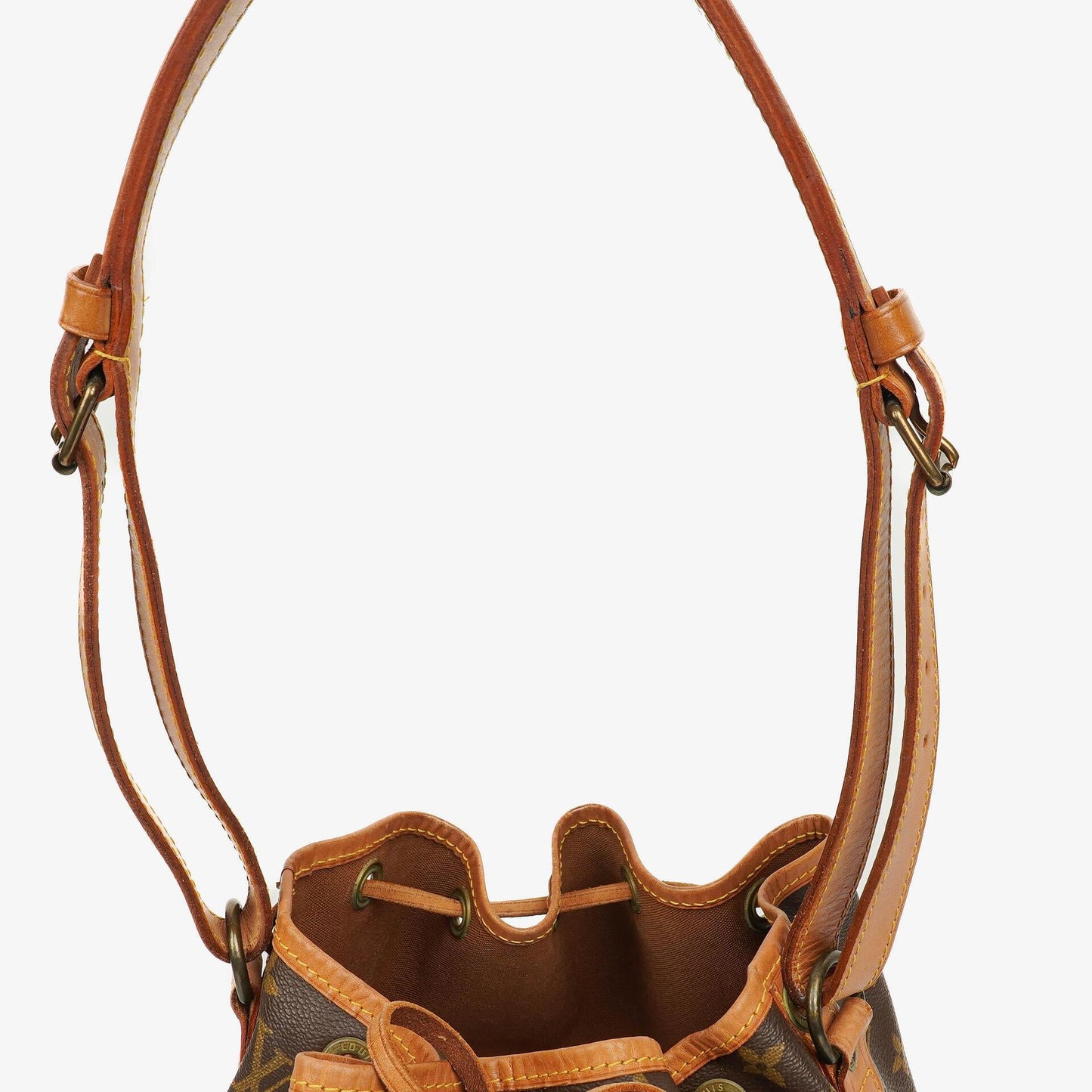 Louis Vuitton Petit Noe Monogram Canvas Shoulder Bag
