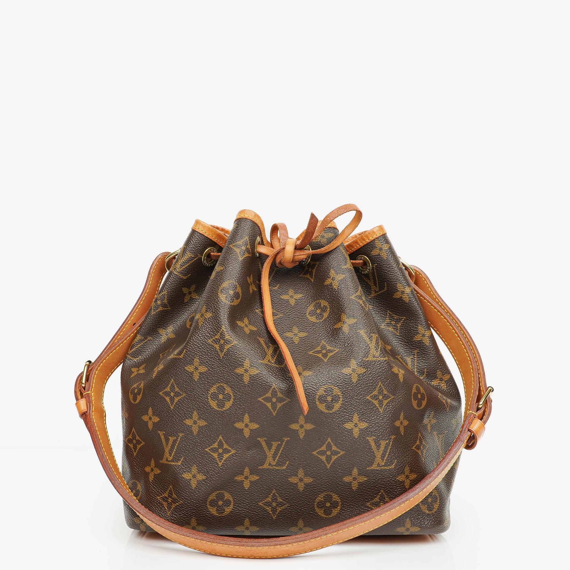 Louis Vuitton Petit Noe Monogram Canvas Shoulder Bag