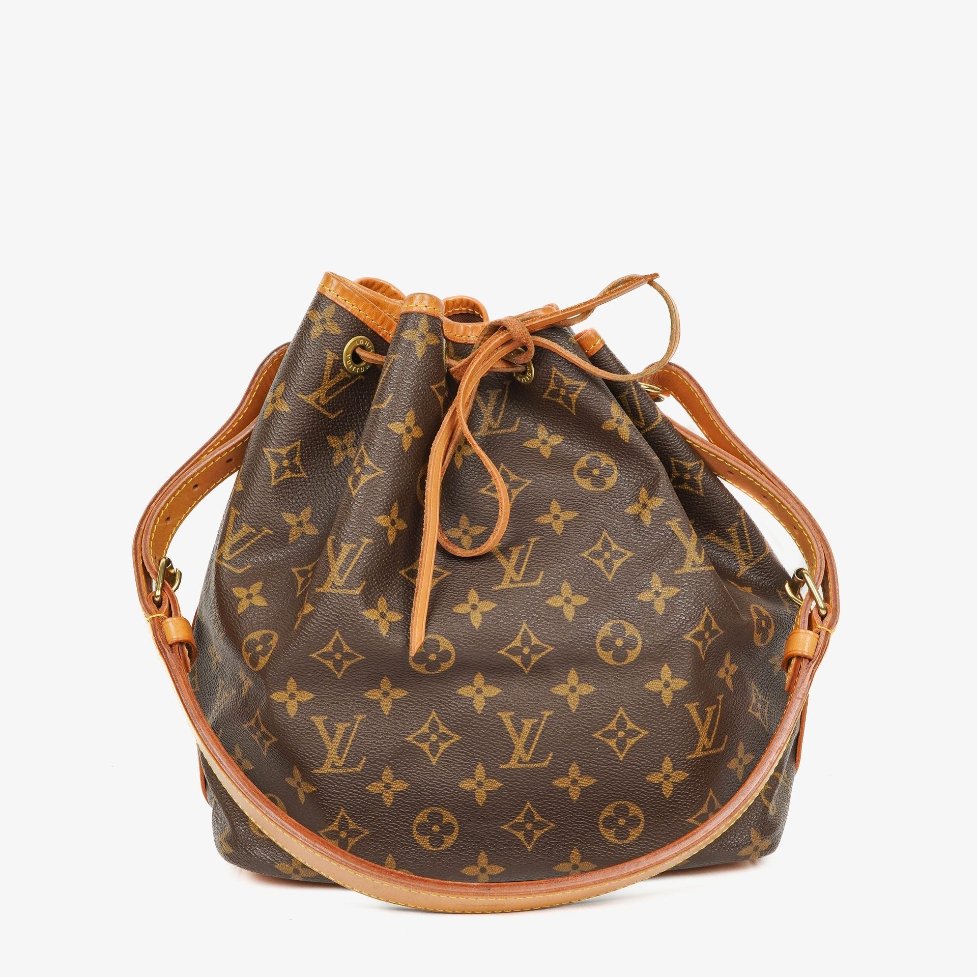 Louis Vuitton Petit Noe Monogram Canvas Shoulder Bag