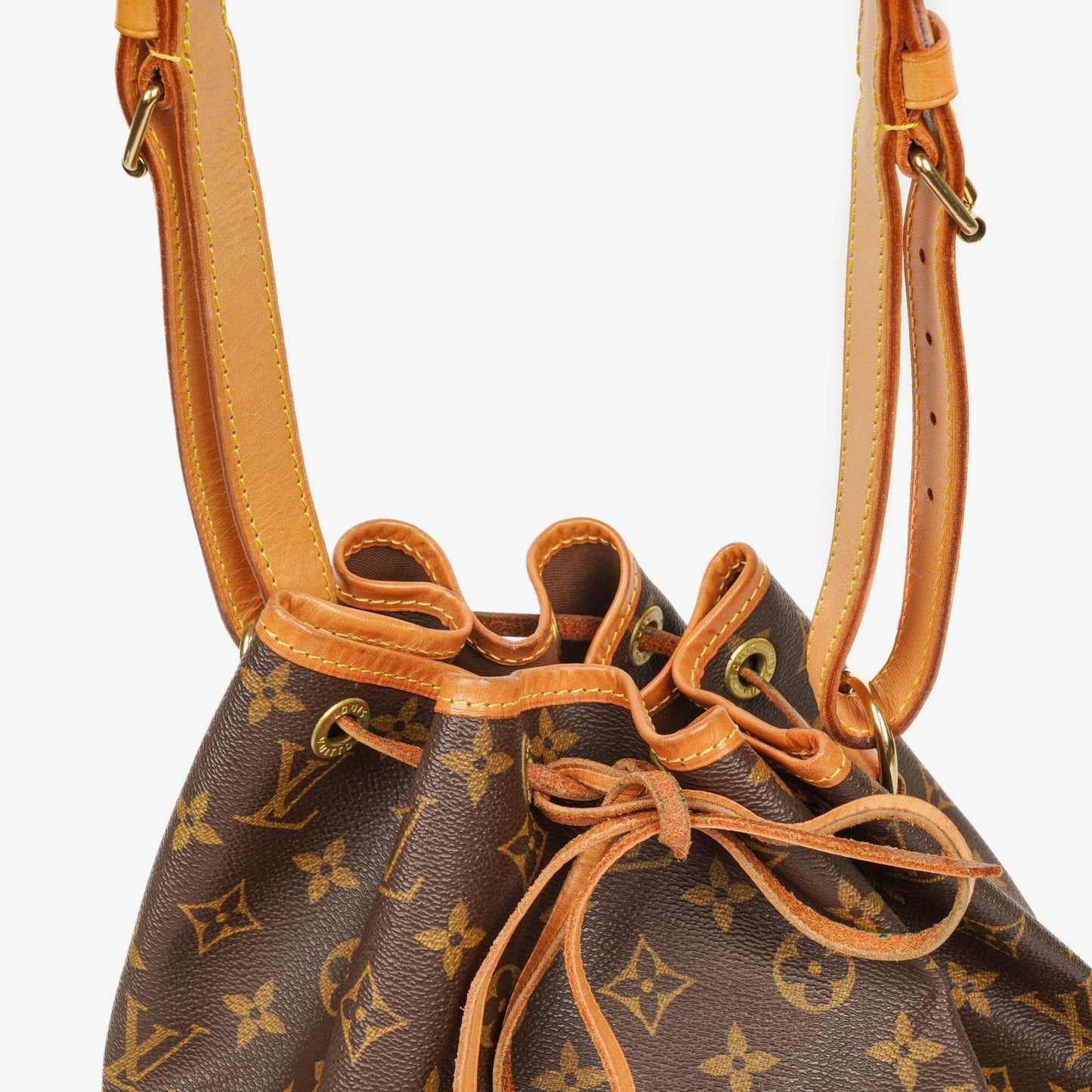 Louis Vuitton Petit Noe Monogram Canvas Shoulder Bag
