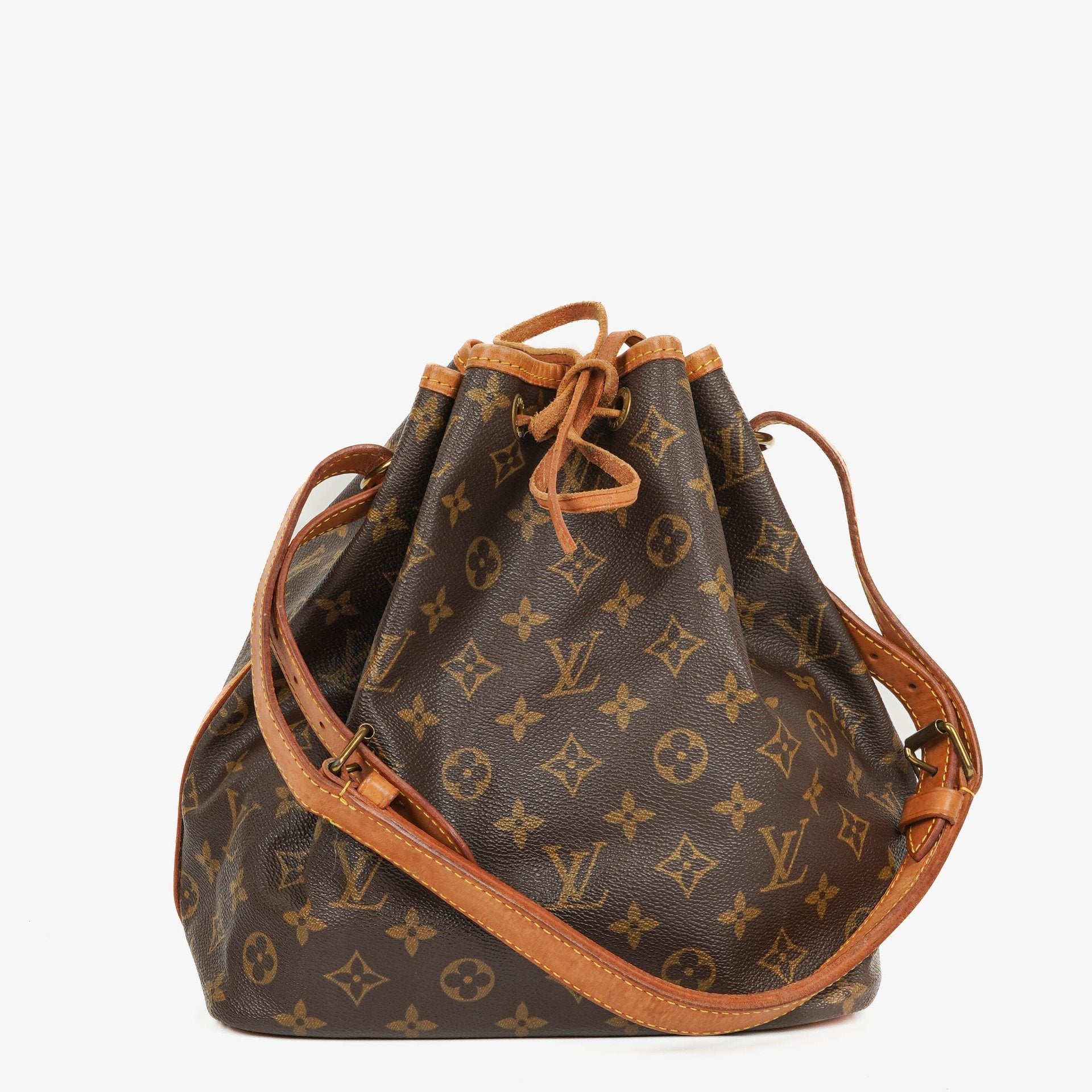 Louis Vuitton Petit Noe Monogram Canvas Shoulder Bag