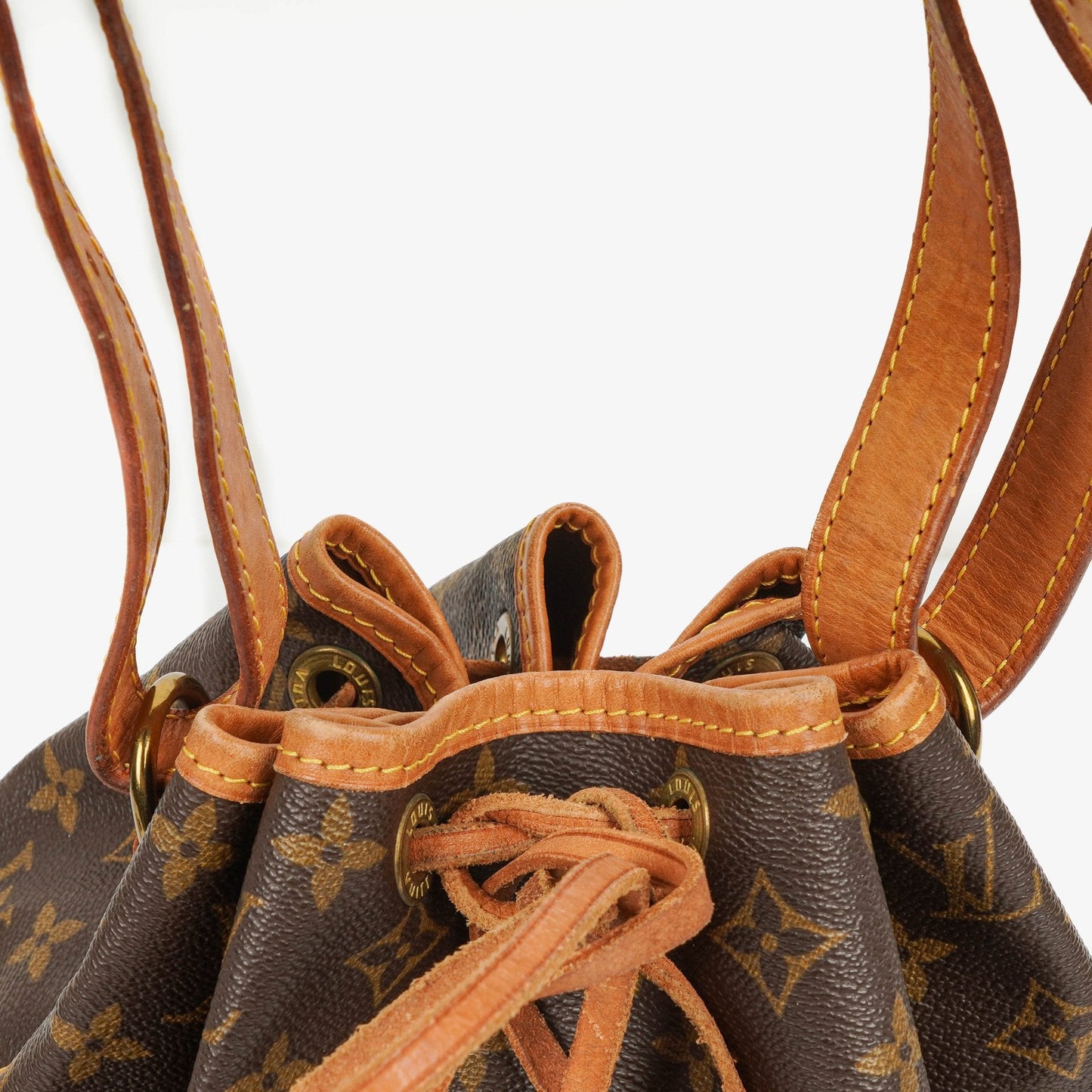 Louis Vuitton Petit Noe Monogram Canvas Shoulder Bag