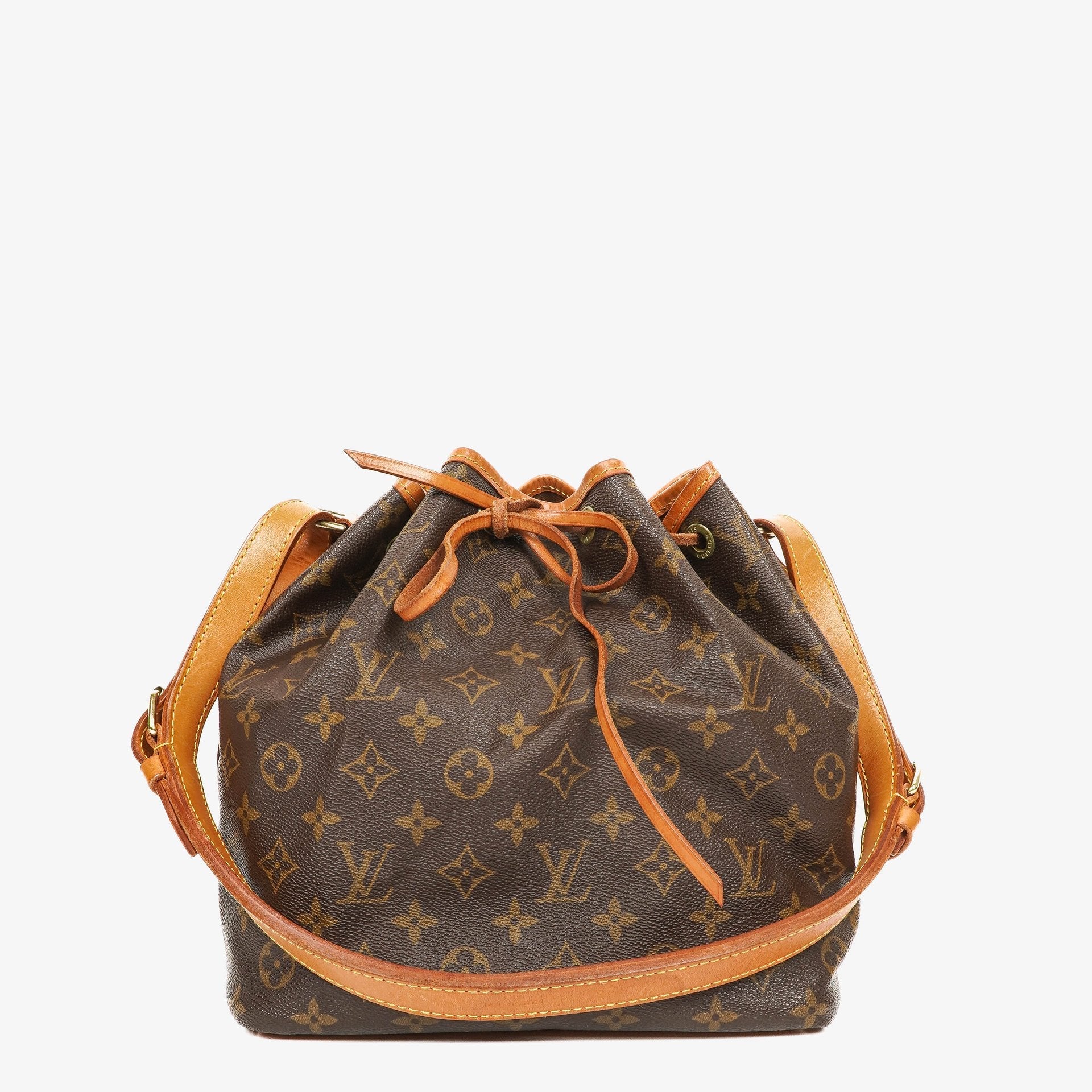 Louis Vuitton Petit Noe Monogram Canvas Shoulder Bag