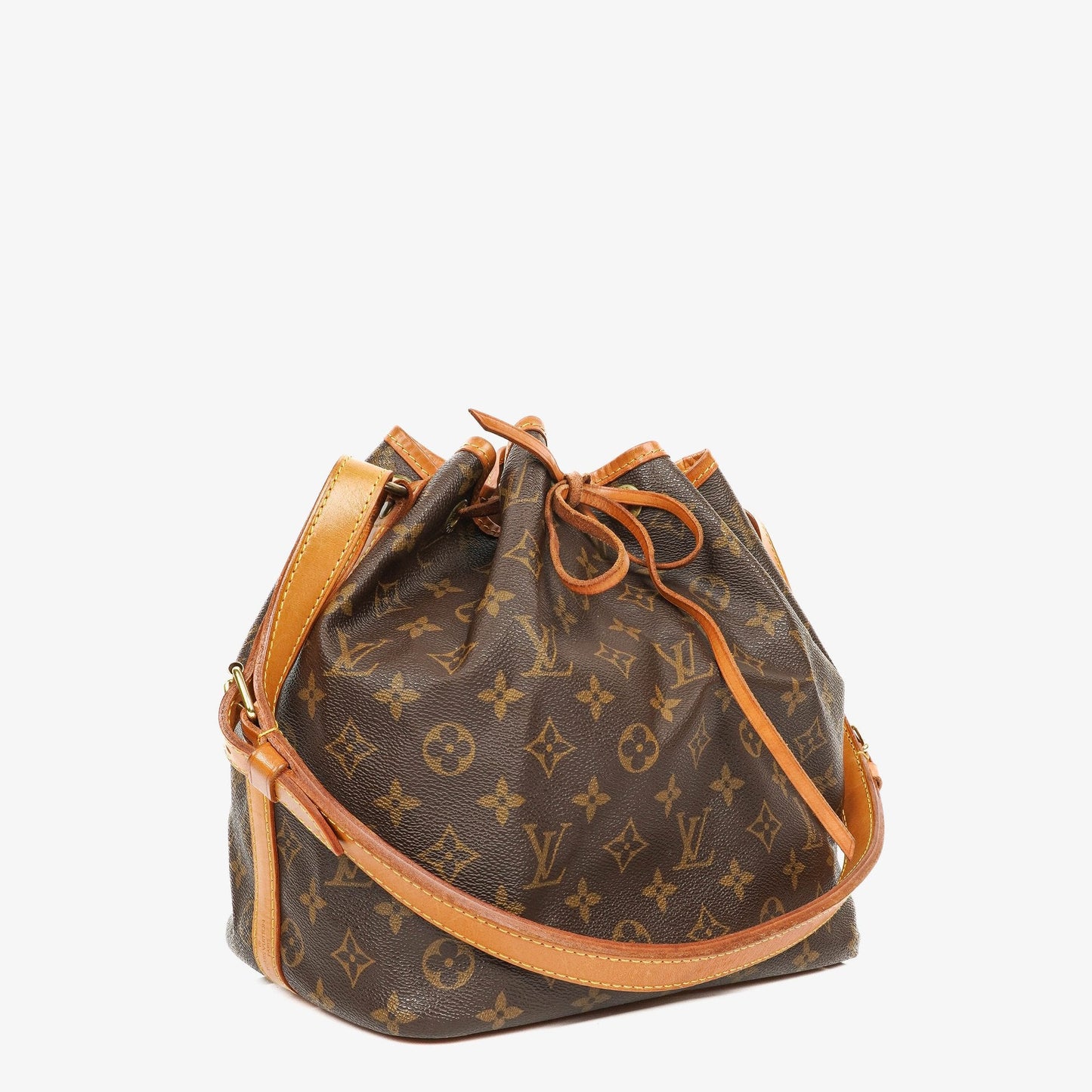 Louis Vuitton Petit Noe Monogram Canvas Shoulder Bag