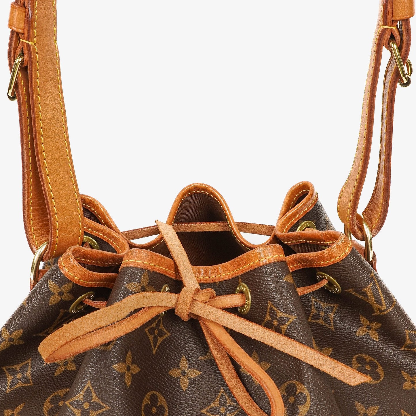 Louis Vuitton Petit Noe Monogram Canvas Shoulder Bag
