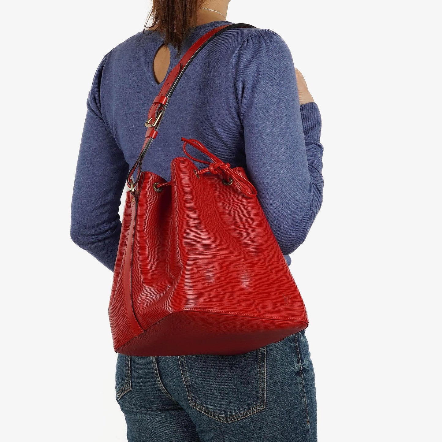 Louis Vuitton Petit Noe Red EPI Leather