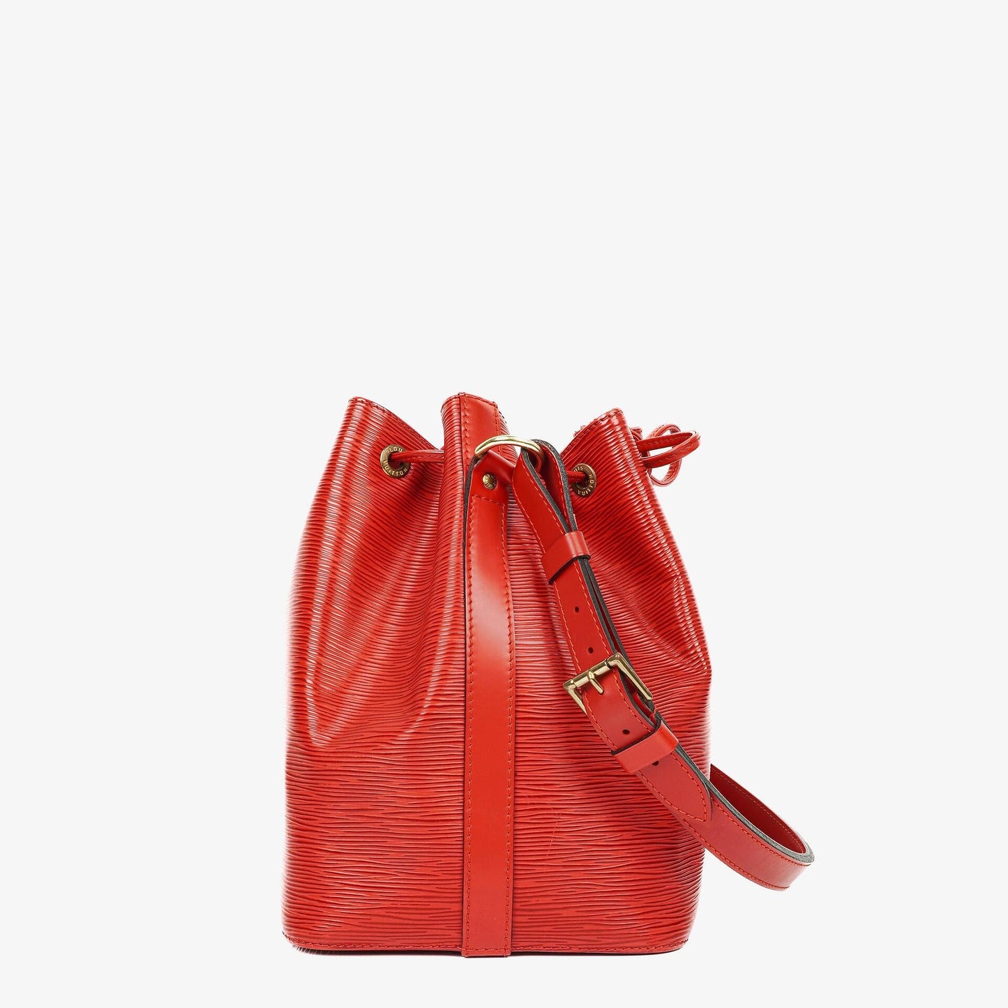 Louis Vuitton Petit Noe Red EPI Leather Shoulder Bag