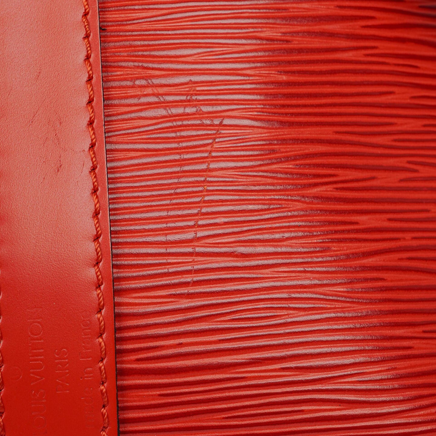 Louis Vuitton Petit Noe Red EPI Leather Shoulder Bag